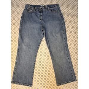 Liz Claiborne Crazy Horse Women's Size 16 Jeans Pockets Everyday Casual Preppy